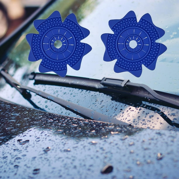 Cubierta de protección del agujero del brazo del limpiaparabrisas del coche cubierta a prueba de polvo protectores del limpiaparabrisas delantero del S Baoblaze Cubierta del orificio del limpiaparabrisas