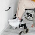 thumbnail image 1 of LOLIPPYY 2 Pcs Repose-Pieds de Remplacement pour Fauteuil Roulant Gris Léger Facile à Transporter pour Fauteuil Roulant, 1 of 6