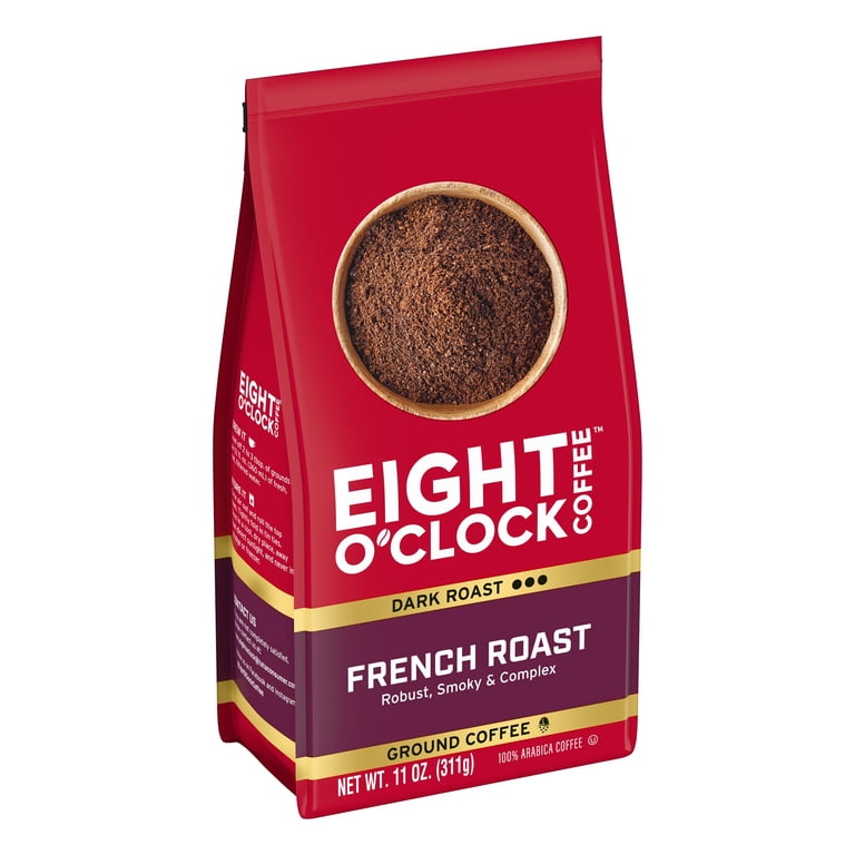 Eight O'Clock Coffee French Roast Ground Dark Roast Arabica Coffee