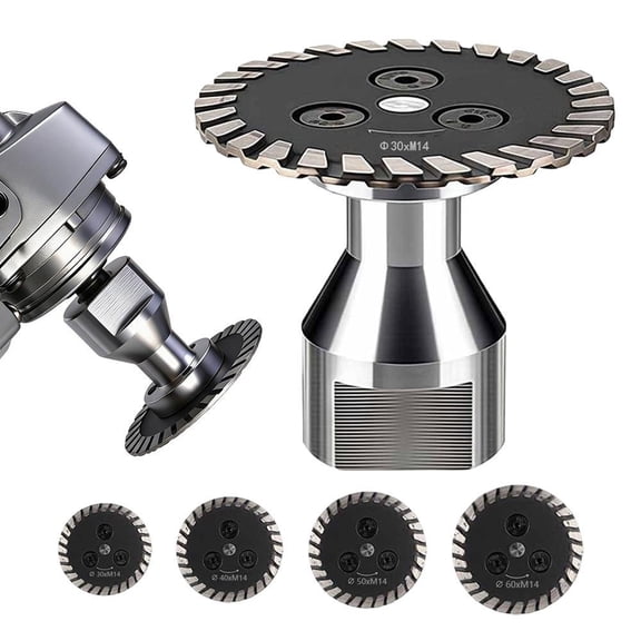 Precision Diamond Carving Wheel 30/40/50/60mm-M14, High-Density Diamond Blade for Angle Grinder, Wet & Dry Use Metal Cutting Saw, Cutting Wheels Saw for Granite, Marble