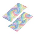 thumbnail image 4 of Motion Adornment Sweatband 15 In Both Men And Women Can Stretch Breathable Soft Perspiration For Hiking Walking Running Exercise Aliceblue Tie-Dye Background Rainbow Colors_3, 4 of 8