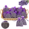 thumbnail image 1 of 20packs Natural Dried Lavender Sachets as Anti Moth Textiles Fight Moths Clothes for Cabinets and Drawers, Bedrooms_c*, 1 of 5