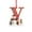 Y, variant on Qjidjing Snowman Alphabet Letter Ornaments for Christmas Tree, 3.15 inch, Red Xmas Hanging Decor, 2D Acrylic Pendants for Home Party , Letter V