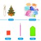 thumbnail image 5 of 5pcs diamantes pintura llavero arte manualidades DIY llavero Navidad para decoración de Navidad, 5 of 9