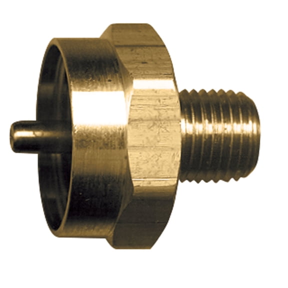 JR Products 07-30185 1/4" Cylinder Adapter - 1"-20 Female Cylinder Thread x 1/4" MPT