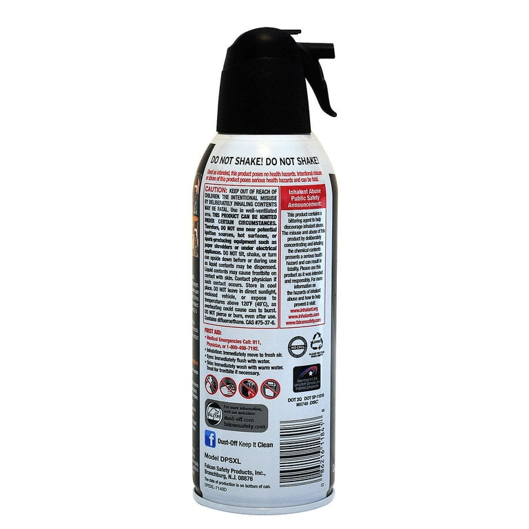 Dust-Off Duster Compressed Gas Instant Dust Remover, 4 pk./10 oz.