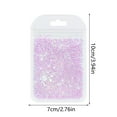 thumbnail image 2 of Size Mixed Nail Sequins Drops Filled Sequins 12 Colors. Nail Tweezers, 2 of 3