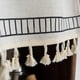 thumbnail image 4 of Zhuge Cortinas de lino y algodón para cafetería, diseño bohemio exótico, cenefas para cocina con borlas, cortinas cortas blancas, 4 of 5