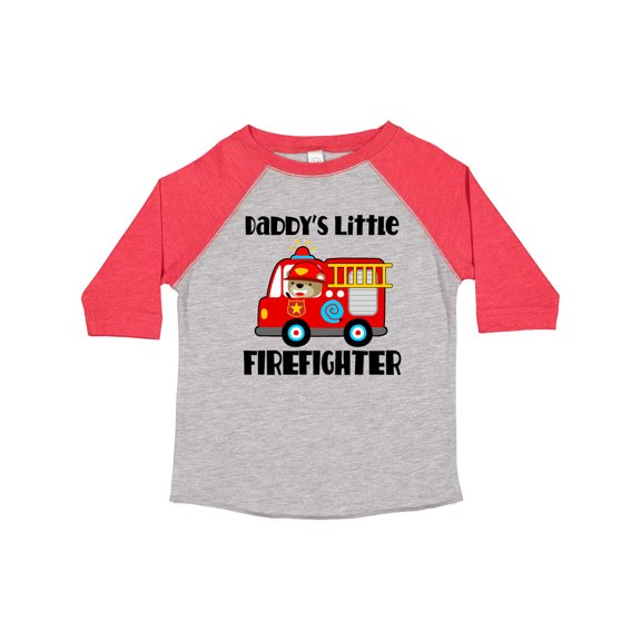 Inktastic Daddys Little Firefighter Boys or Girls Toddler T-Shirt