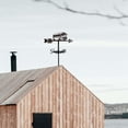 thumbnail image 7 of Country Bus Weather Vane Bus Weathervane Black Metal Weathercock Wind Vanes Garden Art Decor Signs Decorative Wind DirectionDIY, 7 of 7