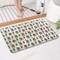 thumbnail image 4 of White Bigfoot and Tree Pattern Bathroom Rugs Mat,Non Slip Microfiber Bathroom Rug,Rubber Backing,Soft Bathroom Mats for Bathroom Floor,Tub and Shower,17x27in(43x68cm), 4 of 5