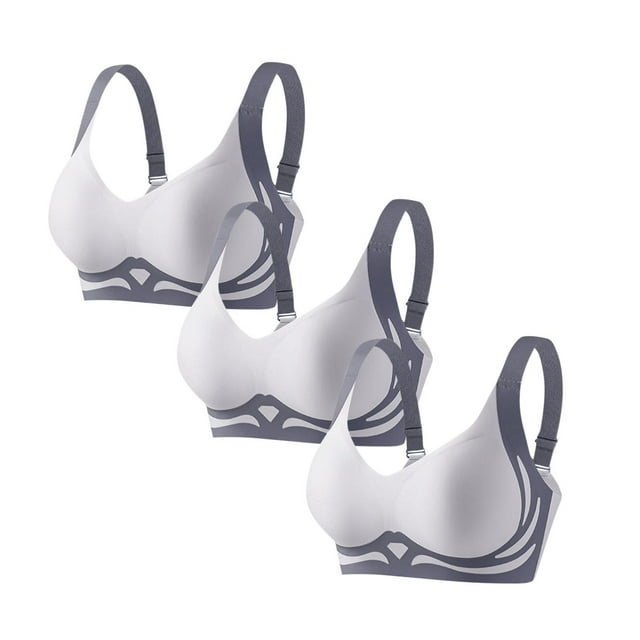 Bras For Women No Underwire Bra Wireless Comfortable Full Coverage Bralettes High Support Padded Sports Bras