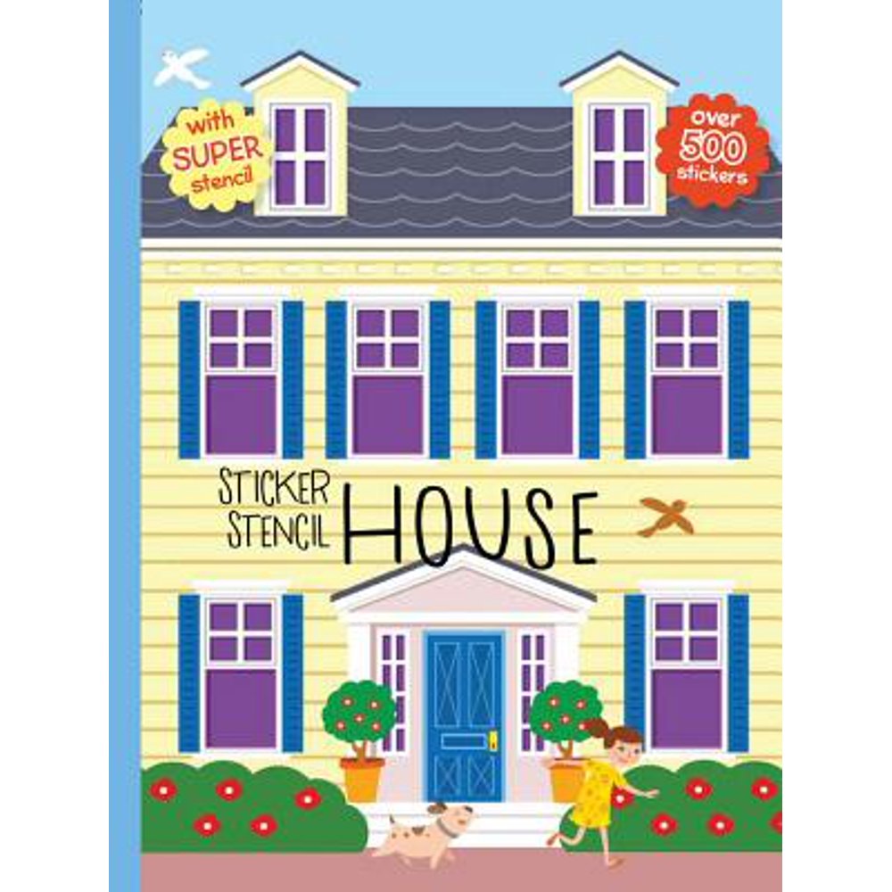 Sticker Stencil House