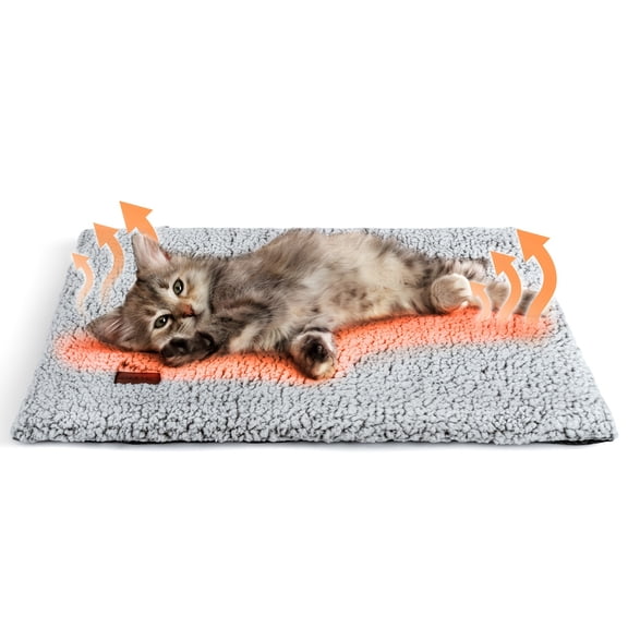 Self-Warming Pet Bed for Dogs & Cats - Soft, Washable, Non-Slip Winter Cushion Mat