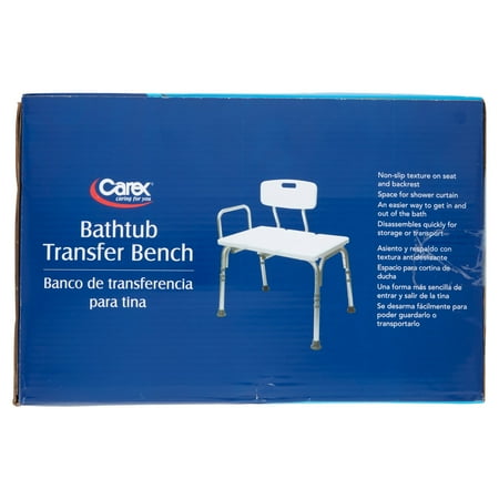 Carex - Bathtub Transfer Bench - WHITE