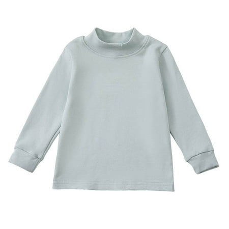 

Kids Girls Long Sleeve T Shirt Shirt Top Solid Color Undershirt Children s Clothing Girls 5t T Shirt for Children Girl Undershirt Toddler Ruffle Outfits for Girls Space Tunic 2t Shirts Girls Top with
