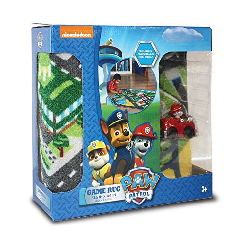 paw patrol beach rescue play mat game