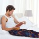thumbnail image 5 of Balery Dreamy Jester Under Stars Pantalones de pijama para hombre, pijama ultraligero, pantalón de descanso-XX-Large, 5 of 6