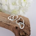 thumbnail image 7 of Lancharmed Silver Plated Earrings for Womens,Love Heart Earring 50Th Birthday Gifts for Her, 7 of 7