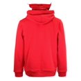 thumbnail image 2 of G-Style USA Men's Fleece Hoodie with Mask Pullover Sweatshirt JK5053 - Red - 4X-Large, 2 of 6