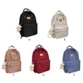thumbnail image 4 of relayinert Fabric Shoulder Bag Reliable Partner For Everyday Adventures Multi-functional pink 32*12*42cm 1Set, 4 of 6