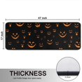 thumbnail image 5 of Kitchen Rugs Sets Of 2,Black Halloween Pumpkin Faces Anti Fatigue Kitchen Mat Rugs Non Slip Washable,Decorative Kitchen Floor Mats for Kitchen,Sink,Laundry,17"x47"+17"x47", 5 of 5