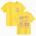 thumbnail image 3 of kpoplk Girls Graphic Short Sleeve T Shirts Kids Summer Oversized Tops Casual Crewneck Tees 5-14 Years(Yellow,7-8 Y), 3 of 6