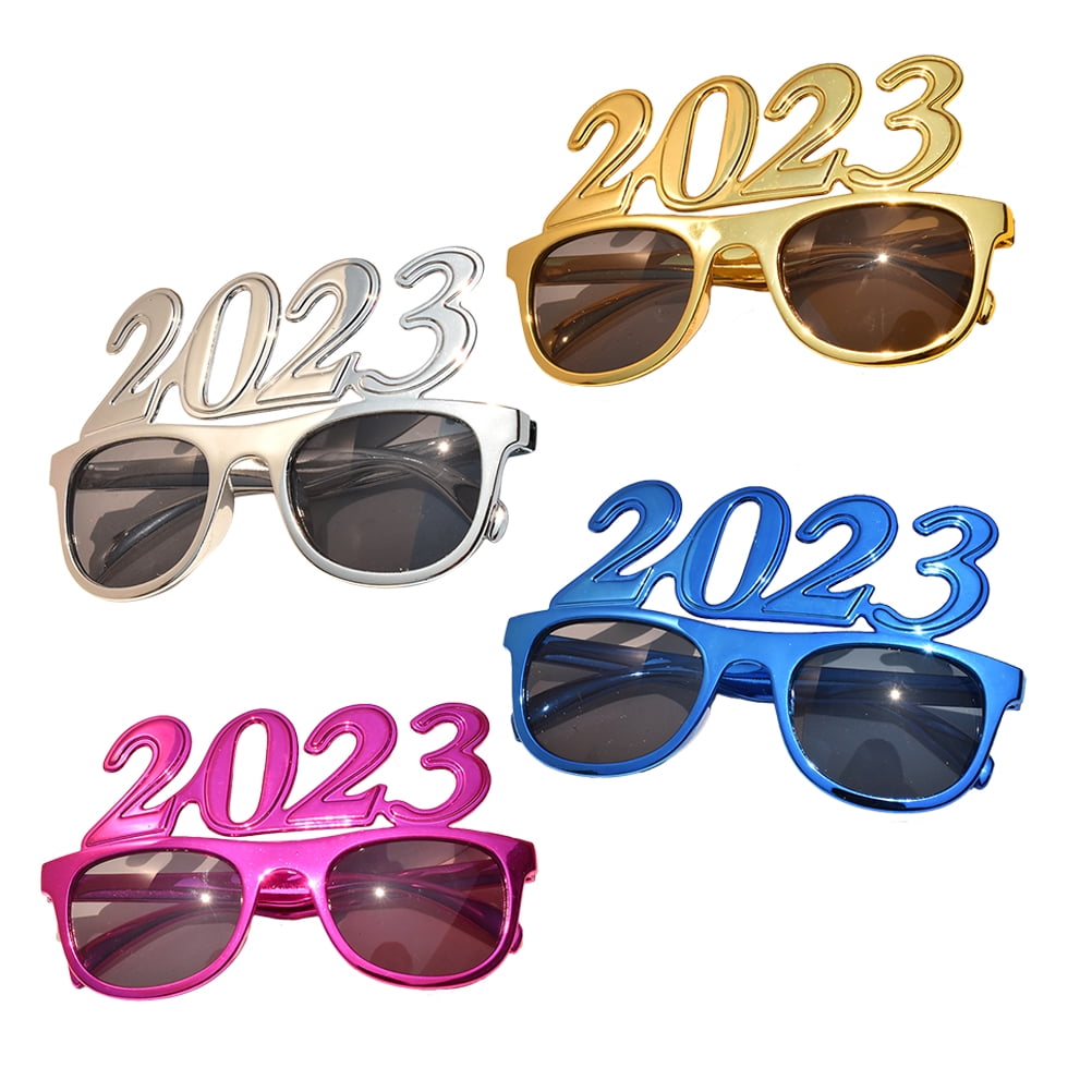 New year headband stretchy gift 2023 glitter garland happy new year headband New Year Party Glasses 2023 OFFicial store