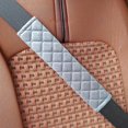 thumbnail image 5 of Paquete de 4 almohadillas universales para cinturón de seguridad de coche, fundas para correas de hombro para cinturón de seguridad para adultos, almohadilla para arnés para coche/bolso, comodidad su, 5 of 5