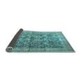 thumbnail image 2 of Ahgly Company Indoor Square Persian Light Blue Traditional Area Rugs, 5' Square, 2 of 4