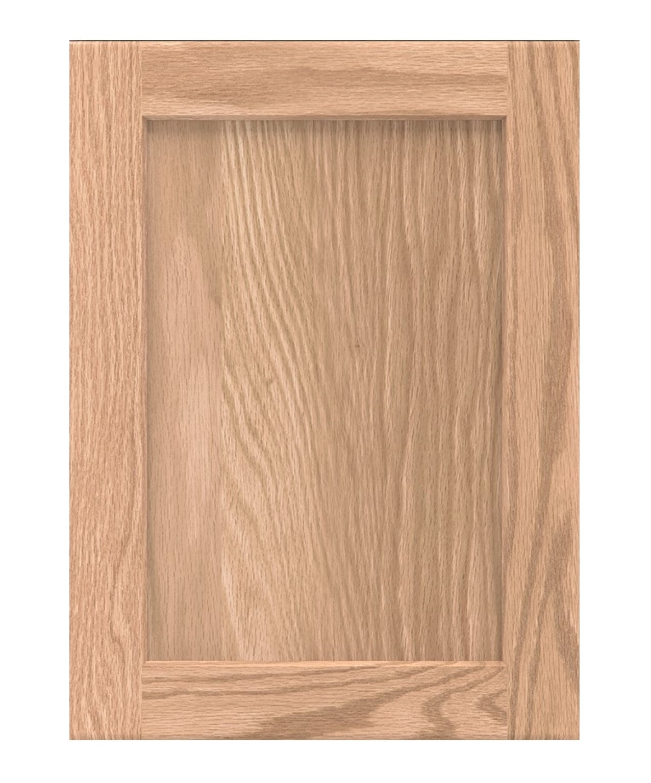 Onestock Unfinished Oak Kitchen Cabinet Door Replacement, Shaker Style - 13.25W x 22.5H