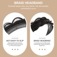 thumbnail image 1 of FUTUREORYY Braid Headband Negro De Resistente Para Uso Diario Y Decorativo Natural Y Cómodo, 1 of 5