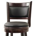 thumbnail image 3 of Boraam Augusta Bar Height Swivel Bar Stool in Cappuccino, 3 of 5