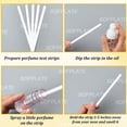thumbnail image 5 of 400Pcs Aromatherapy Diffuser Paper Perfume Test Strips Bulk White Arrow Fragrance Oil Testing Blotter Essential Scent Paper Pad, 5 of 9