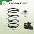 thumbnail image 7 of 3660582001 Trimmer Head Spring and Nut Fits for EGO ST1510T ST1500SF ST1500 ST15000-S ST1500F ST1510S ST1520 ST1530 and STA1500 15" String Trimmers Replacement Spring AH1300 AH1520 AH1530 AH1531(4PCS), 7 of 7