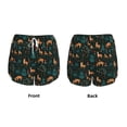 thumbnail image 3 of Daiia Deers In The Forest Pattern Women's 2 in 1 Running Shorts - Lightweight Athletic Workout Gym Yoga Shorts Liner with Phone Pockets-X-Large, 3 of 7