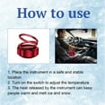 thumbnail image 5 of Portable Car Molecular Heater Windshield Defroster Defogger Deicer, Compact Emergency Winter Safety Tool for Auto Ice Removal & Glass Maintenance, Vehicle Heating System Accessory, 5 of 9