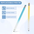 thumbnail image 4 of Uxcell Stylus Pens for Touch Screen, 2 in 1 High Sensitivity Universal Pen Blue Yellow, 4 of 7