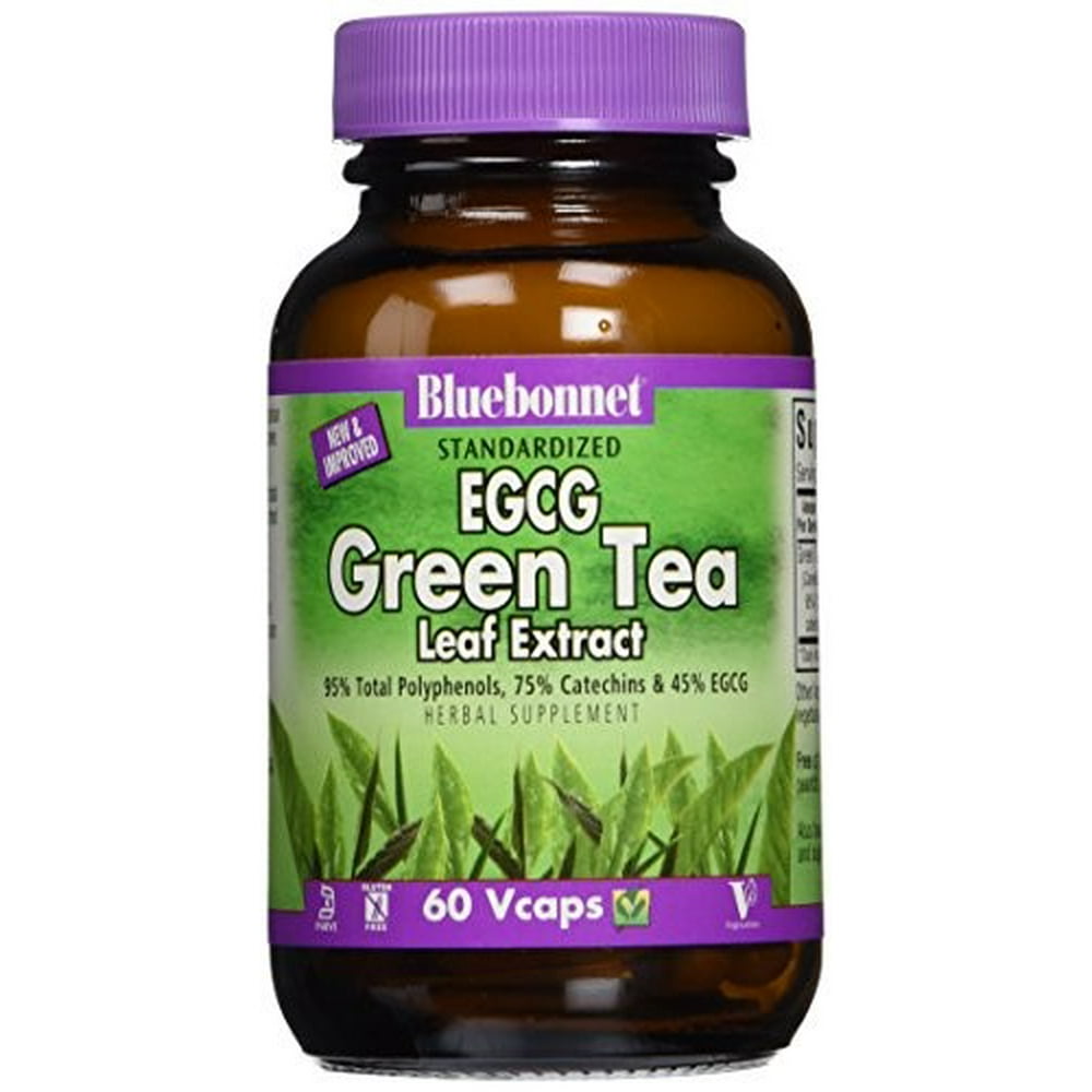 EGCG Green Tea Leaf Extract Supplement, 60 Count Walmart