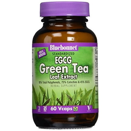 BlueBonnet EGCG Green Tea Leaf Extract Supplement, 60