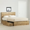thumbnail image 1 of South Shore Musano Queen 2-Drawer Complete Bed, in Nordik Oak, 1 of 14