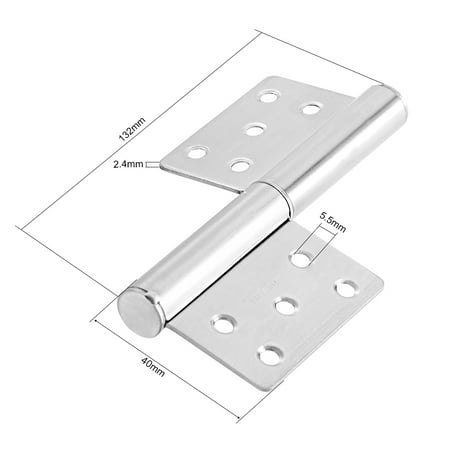 Stainless Steel Hinge Window Gate Door Flag Hinges 5 2 Long 2 Pcs