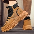 thumbnail image 2 of NOKIO Men'S High-Top Thermal Snow Boots Men'S Cold-Resistant High-Top Snow Boots Couple Women Men Hiking Boot Shoes Cotton Short Shoes Snow Boots Men'S Snowstorm-Resistant Casual Shoes, 2 of 5