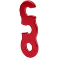 thumbnail image 3 of nipocaio Replacement Ropes for Tent Rope Fluorescent Tent, Aluminum Tent Runner Tensioner Tent Awning Rope Accessories Three Eyes Open Rope Buckle(Trumpet-Red), 3 of 5