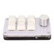 thumbnail image 2 of Mini teclado de 6 teclas con perilla, interruptor azul claro RGB, conexión por cable, Plug and Play, teclado mecánico programable con una sola mano, 2 of 8