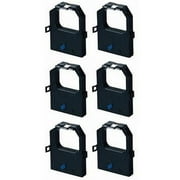 PrinterDash Compatible Replacement for NER 5-1472 Black Printer Ribbons (6/PK) - Equivalent to Lexmark 11A3540