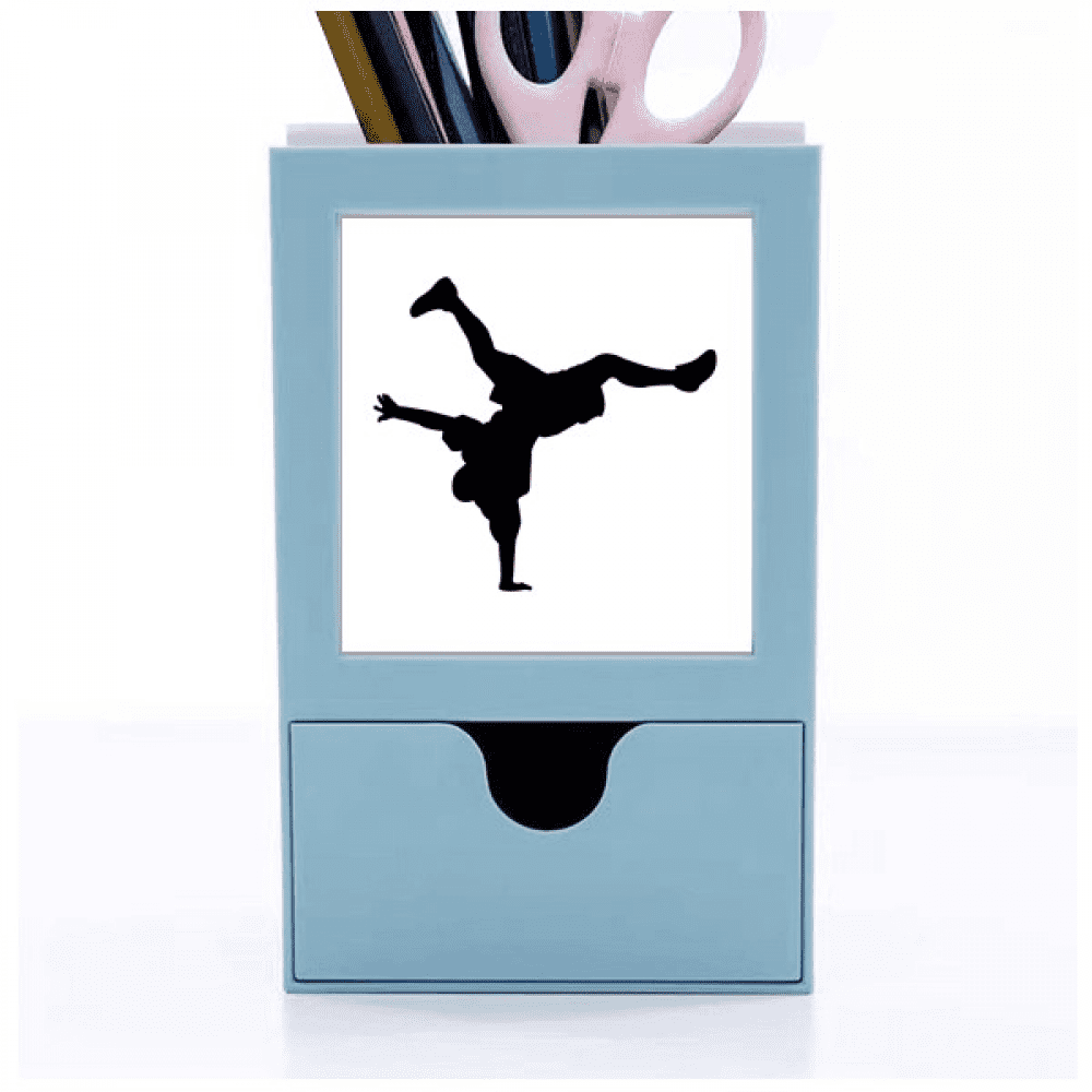 Handstand Breaking Dancer Sports Desk Supplies Organizer Pen Holder ...