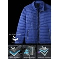 thumbnail image 3 of Ma Croix Mens Ultra Light Puffer Down Jacket Polyester Padded Packable Winter Jacket, 3 of 8