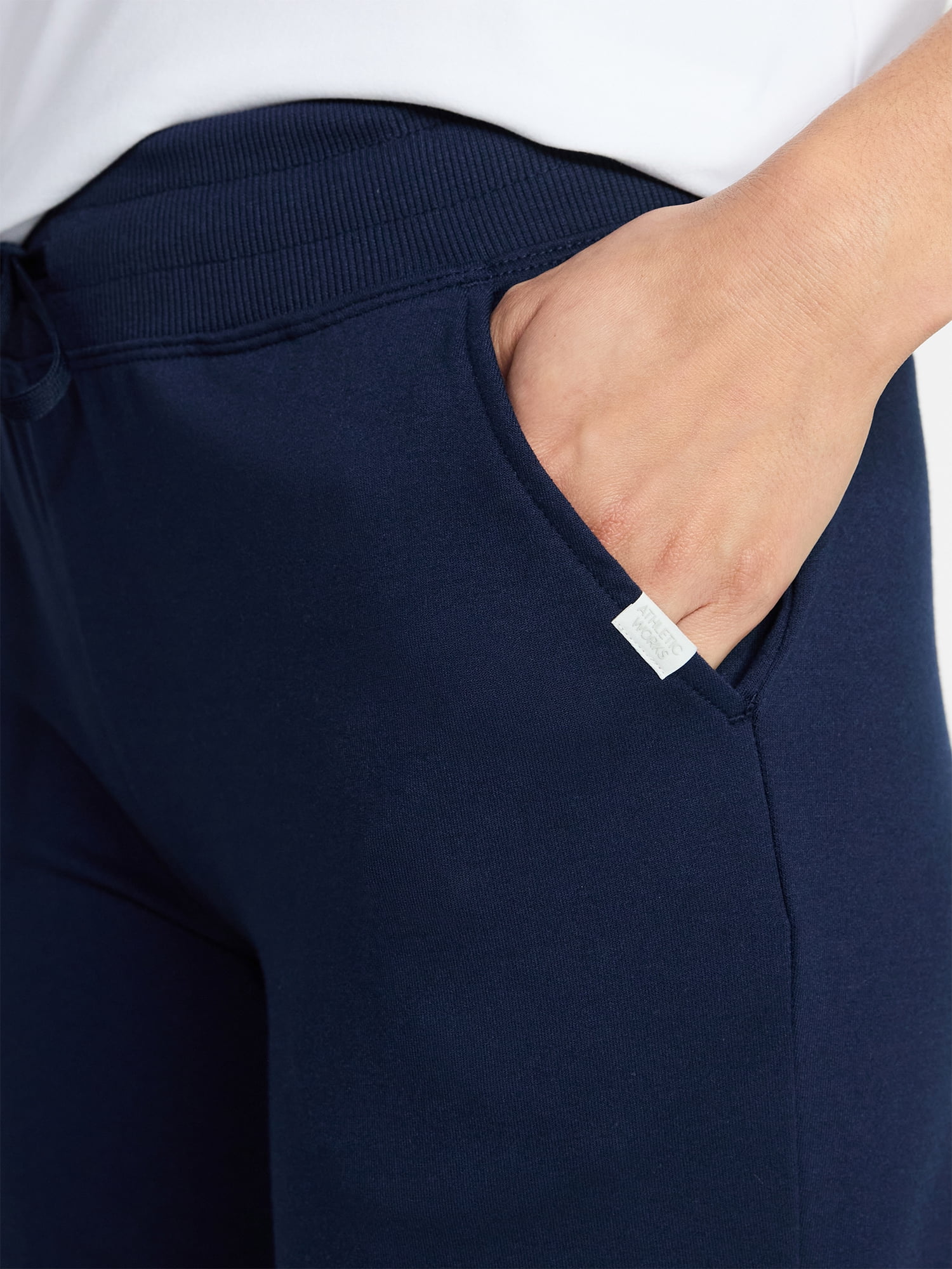 Athletic Works Women's and Women's Plus French Terry Bermuda Shorts, Sizes XS-4X
