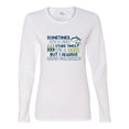 thumbnail image 2 of Wild Bobby, Sometimes It's A Fish Other Times It's A Buzz, Fishing, Women Graphic Long Sleeve Tee, White, Medium, 2 of 4